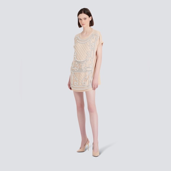 Looking for trade or offer Balmain Crystal Bead-Embellished Cotton-Jersey Shirt - Picture 9 of 15